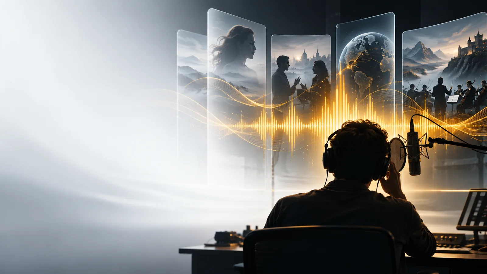 Abstract Speechma voice workflow visual